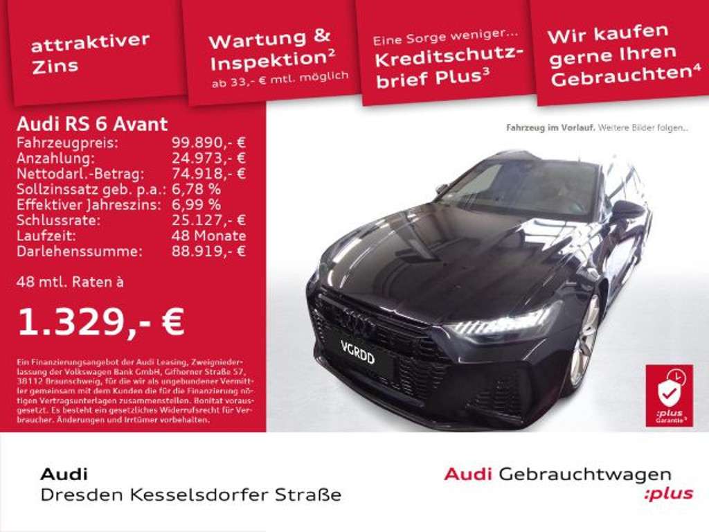 Audi RS6 2022 Benzine