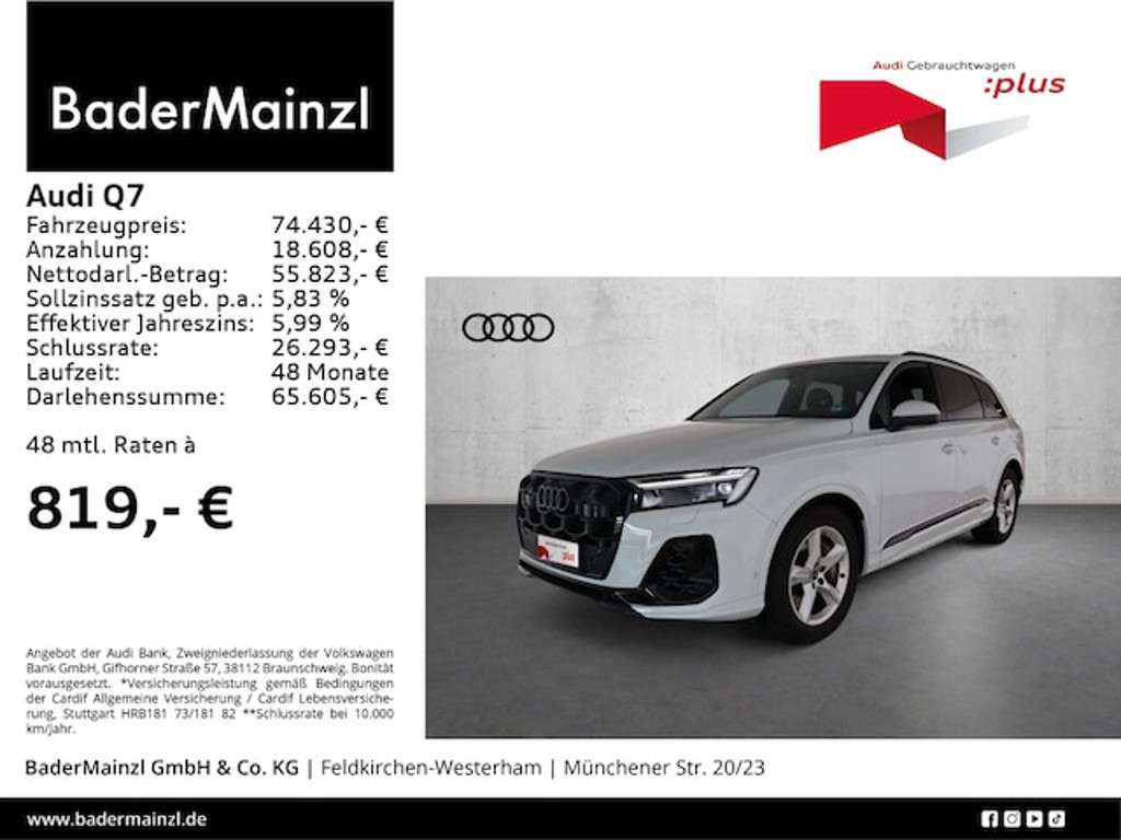 Audi Q7 2024 Hybride Benzine