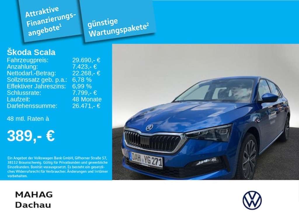 Skoda Scala 2025 Benzine