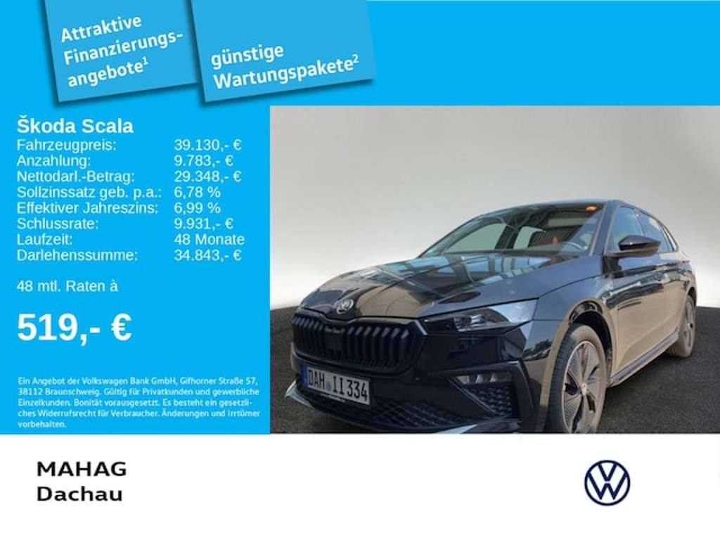 Skoda Scala 2025 Benzine