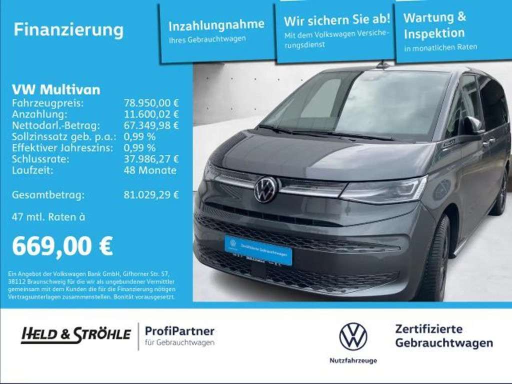 Volkswagen Multivan 2025 Hybride Benzine