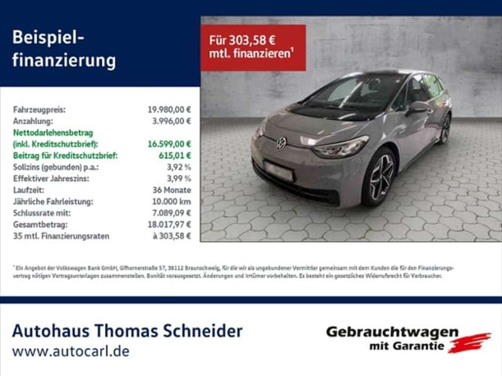 Volkswagen ID.3 2021 Elektrisch