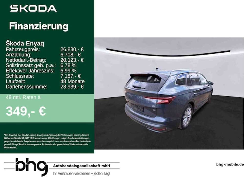 Skoda Enyaq 2022 Elektrisch