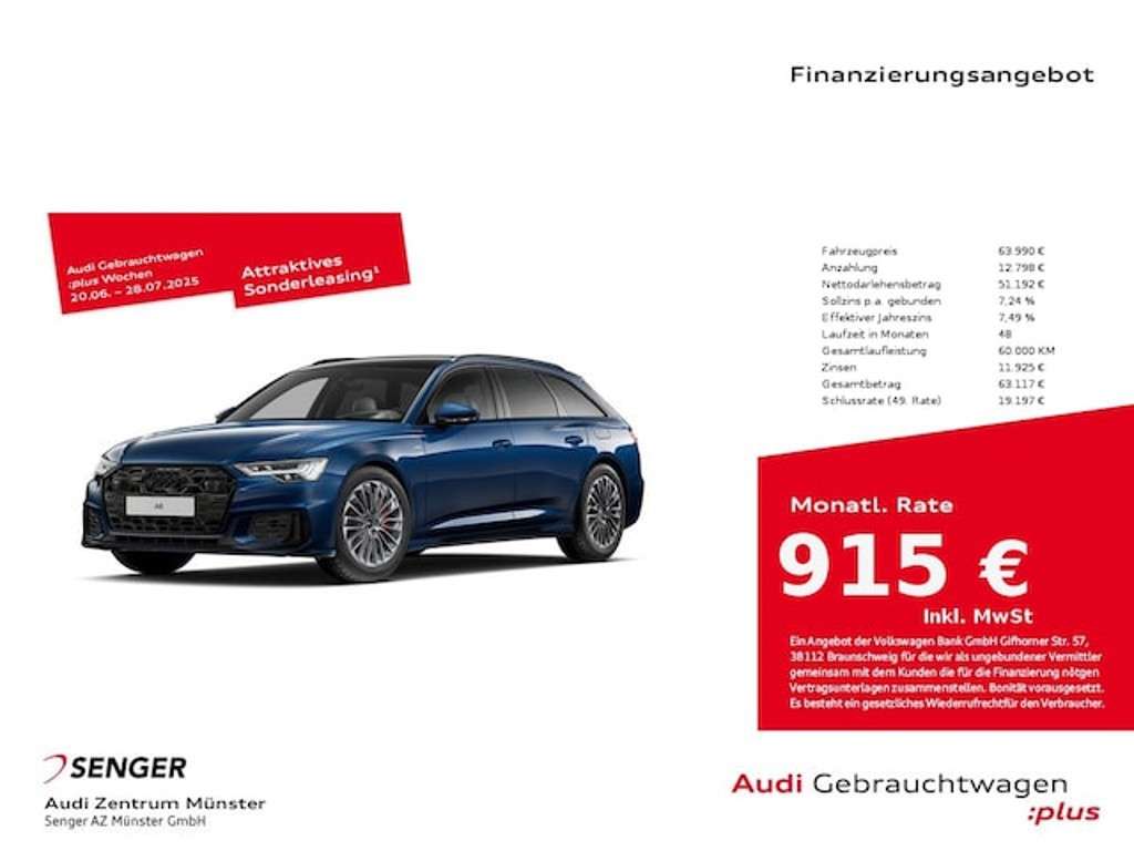 Audi A6 2024 Hybride Benzine