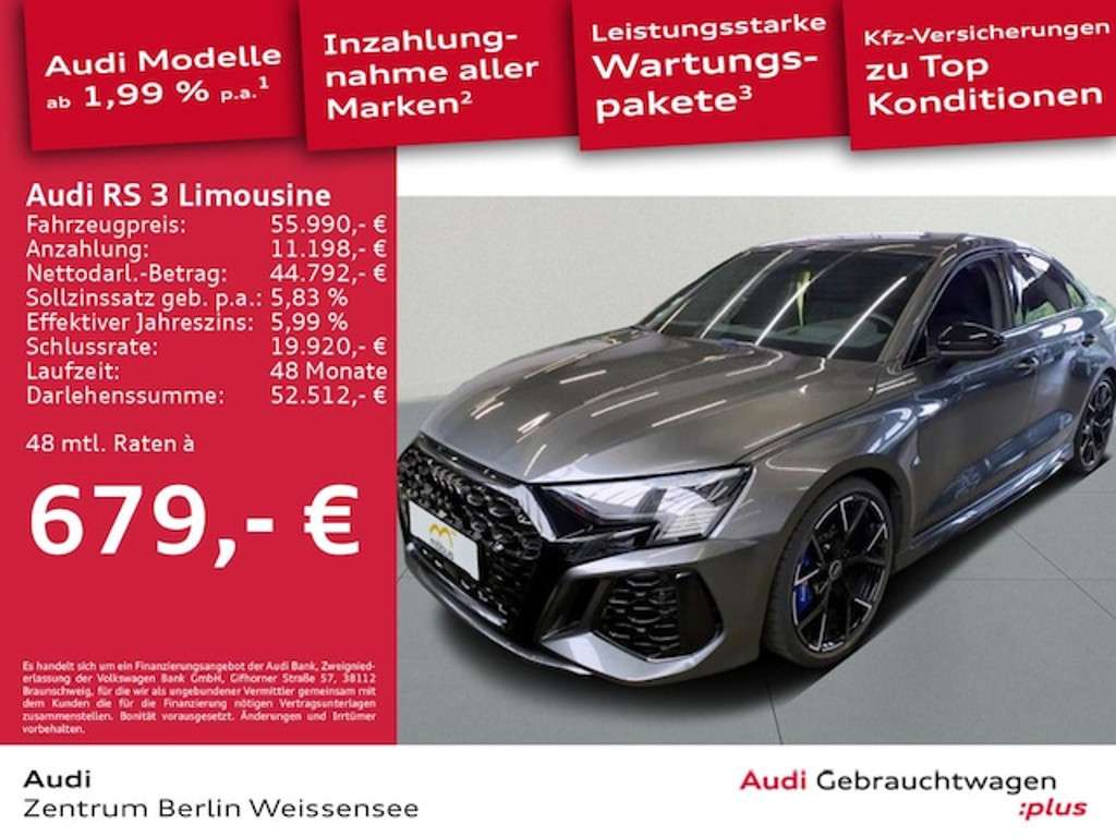 Audi RS3 2022 Benzine