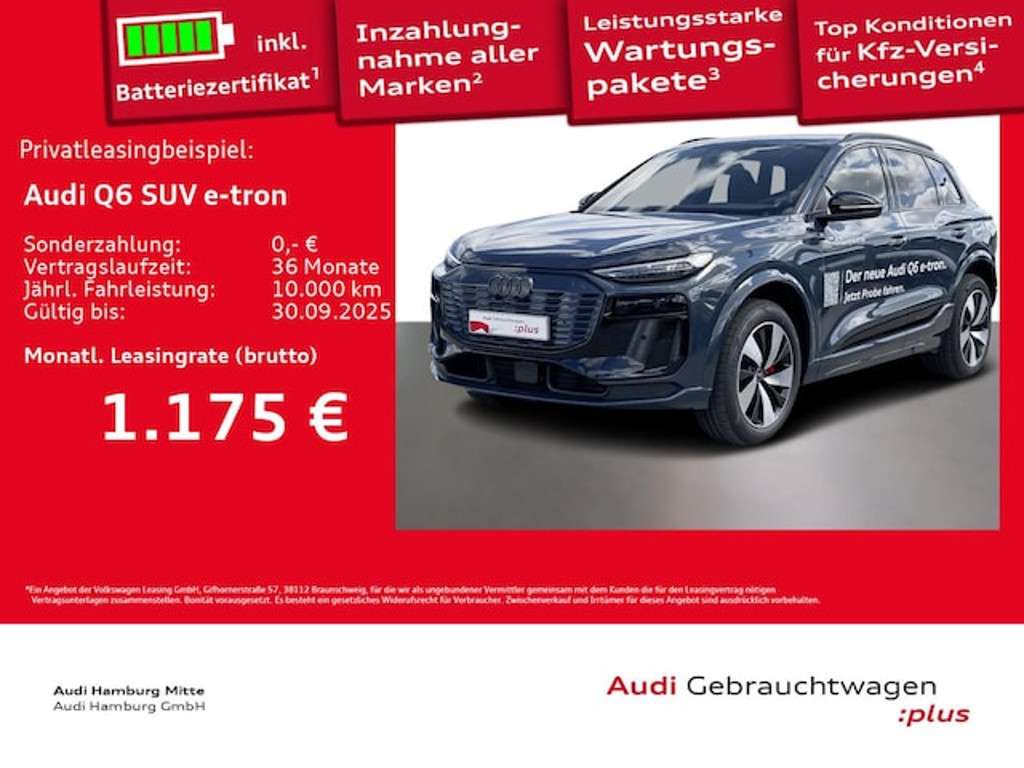 Audi Q6 e-tron 2024 Elektrisch