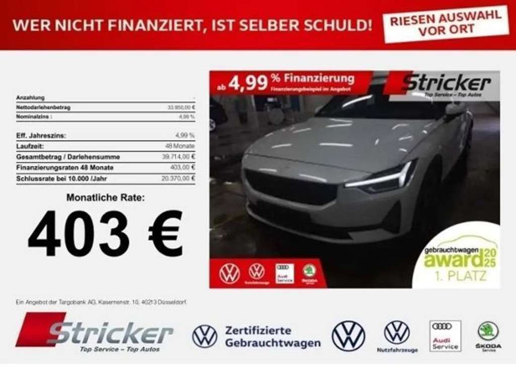 Polestar 2 2024 Elektrisch