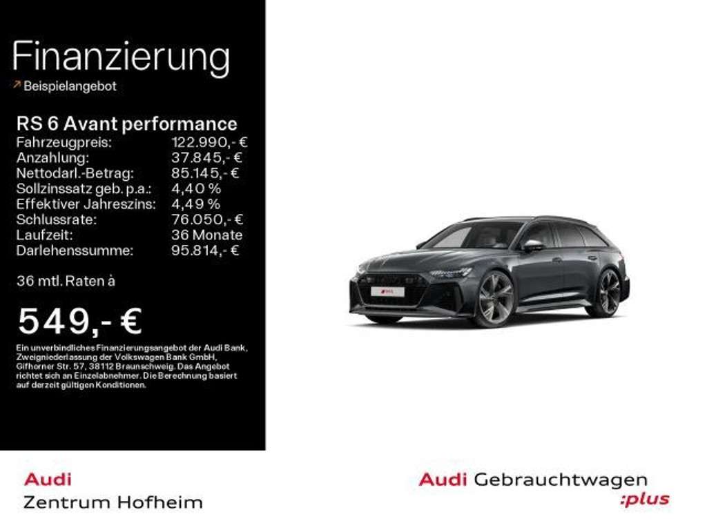 Audi RS6 2024 Benzine