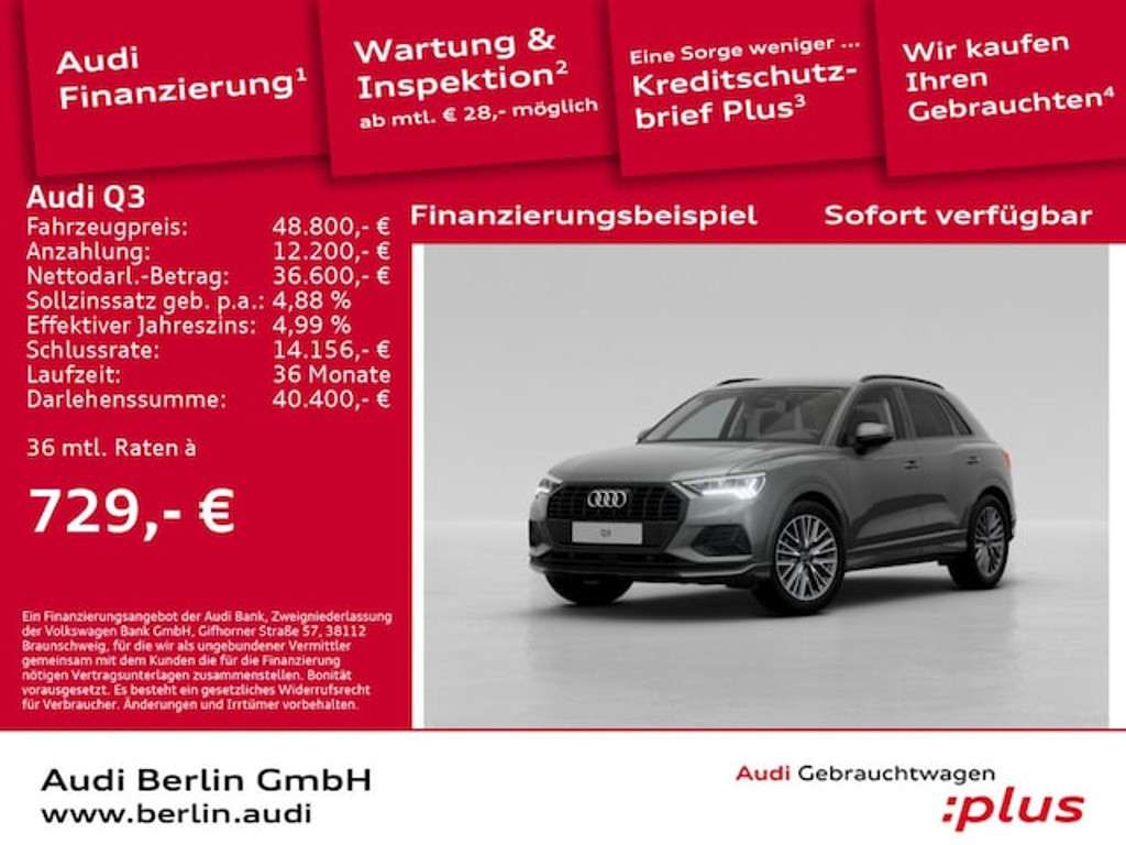 Audi Q3 2025 Benzine