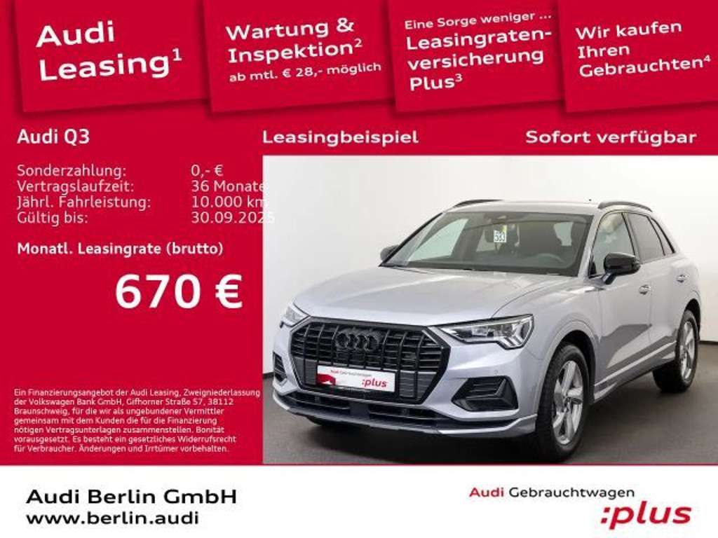 Audi Q3 2025 Benzine