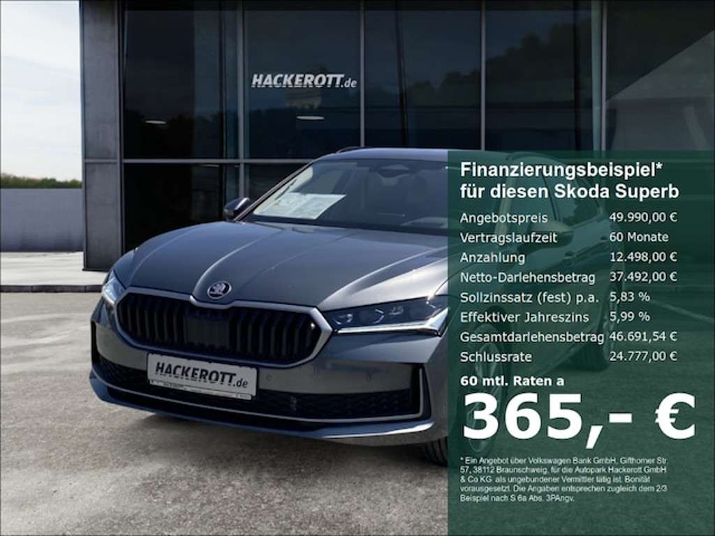 Skoda Superb 2025 Hybride Benzine