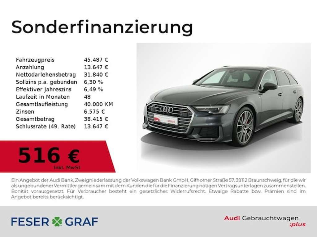 Audi A6 2022 Hybride Benzine