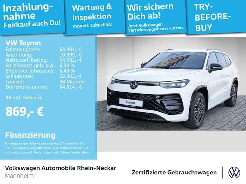 Volkswagen Tayron 2025 Hybride Benzine