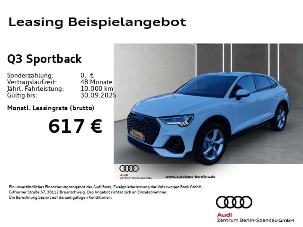 Audi Q3 2025 Benzine
