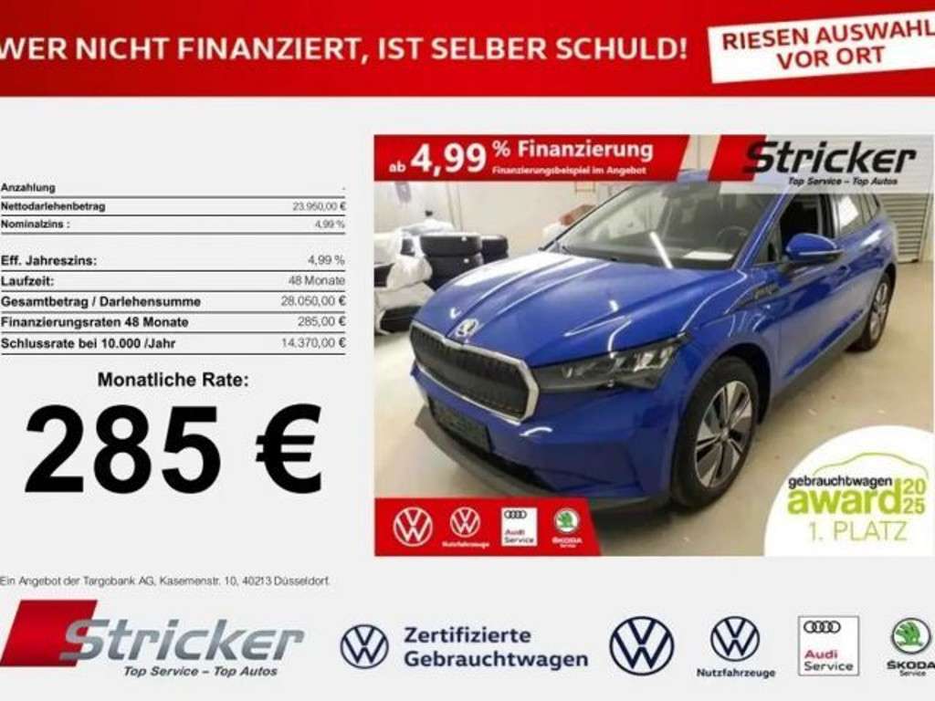 Skoda Enyaq 2023 Elektrisch