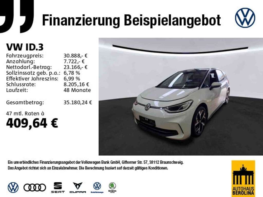Volkswagen ID.3 2023 Elektrisch