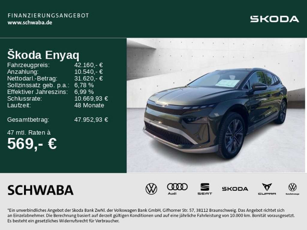 Skoda Enyaq 2025 Elektrisch
