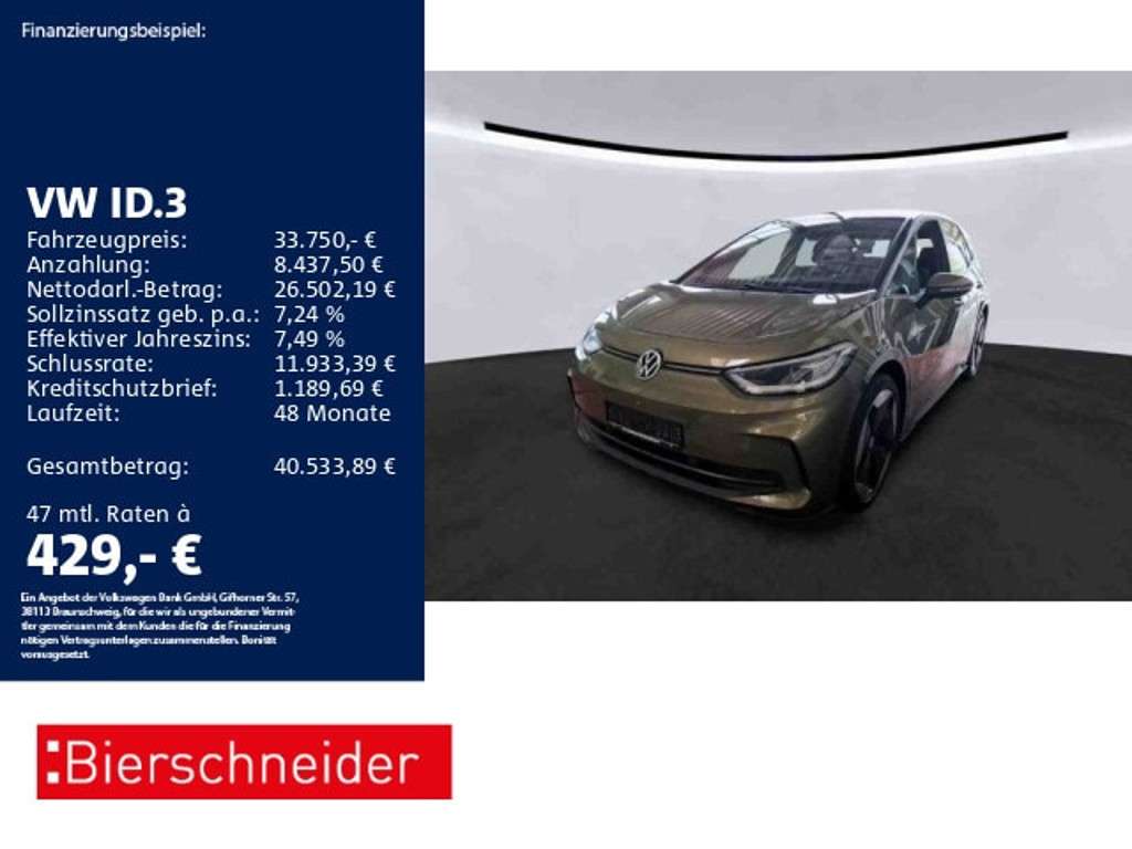 Volkswagen ID.3 2023 Elektrisch