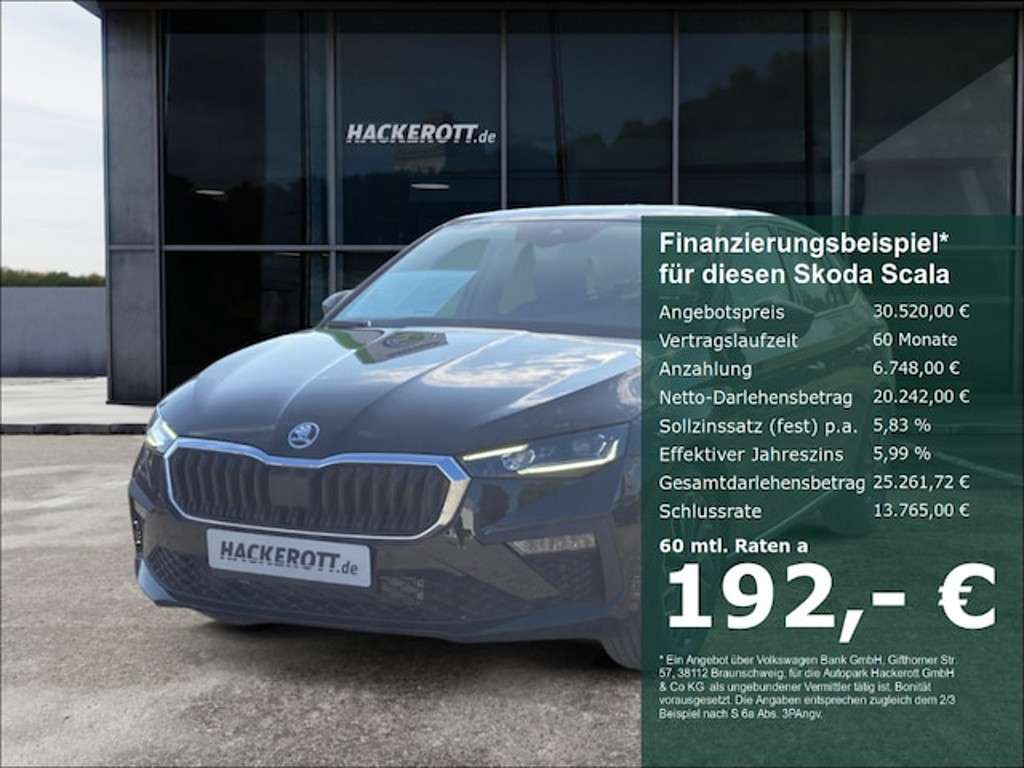 Skoda Scala 2025 Benzine