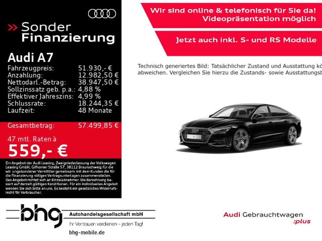 Audi A7 2021 Benzine