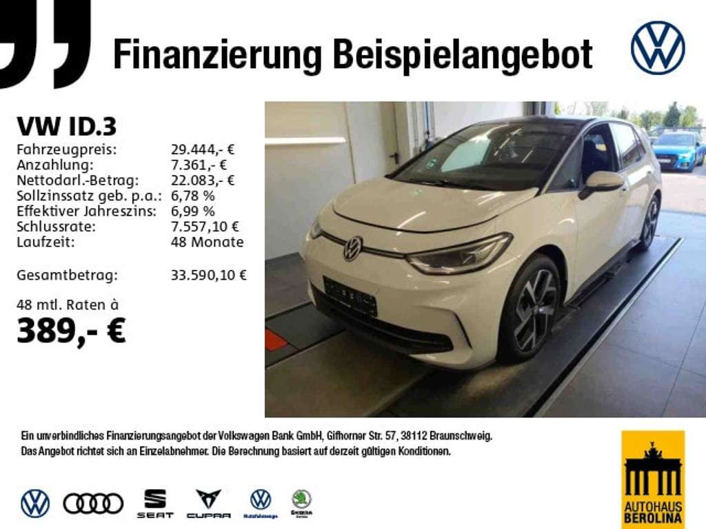 Volkswagen ID.3 2023 Elektrisch
