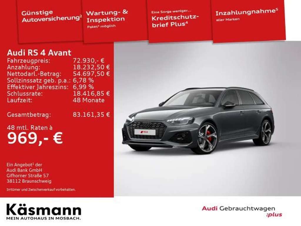 Audi RS4 2022 Benzine