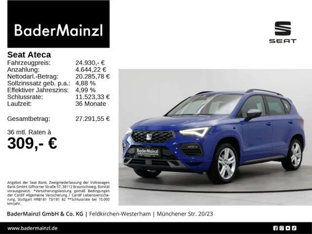 Seat Ateca 2022 Benzine