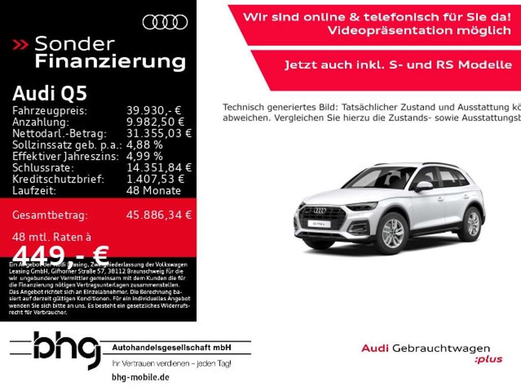 Audi Q5 2021 Hybride Benzine