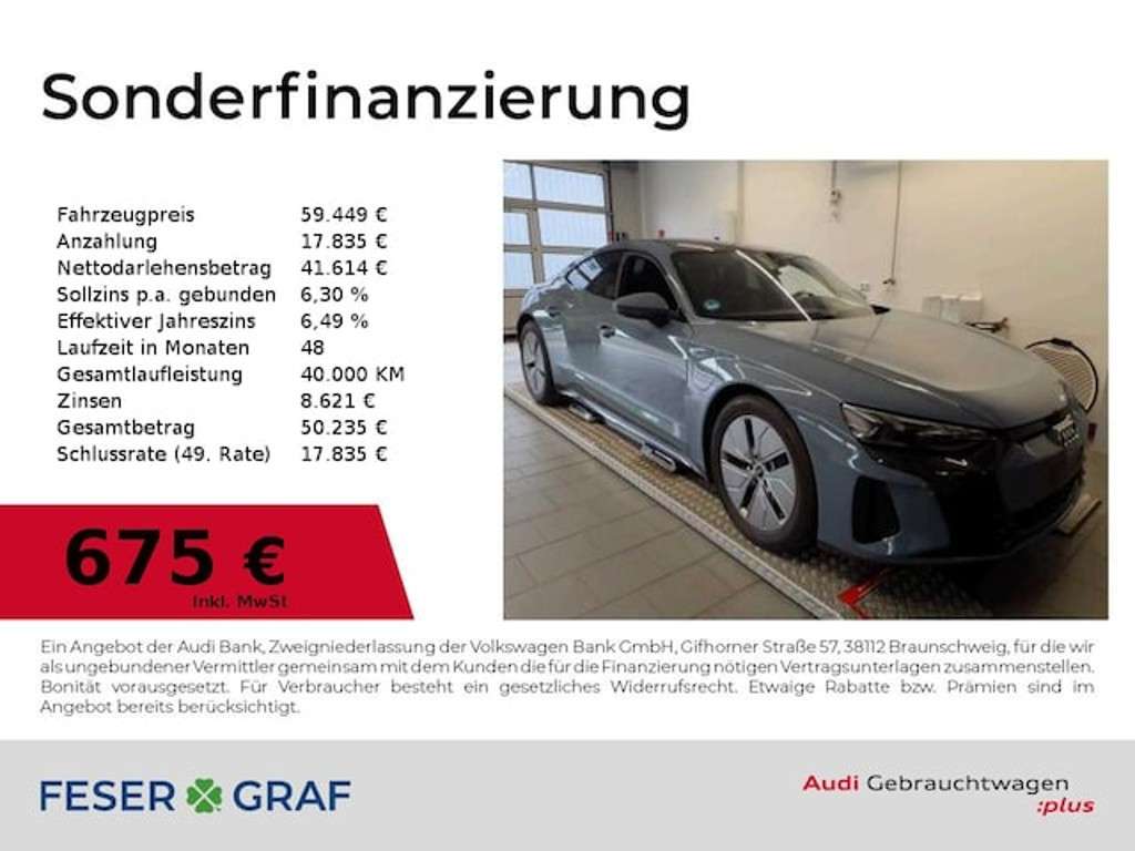 Audi e-tron GT 2023 Elektrisch