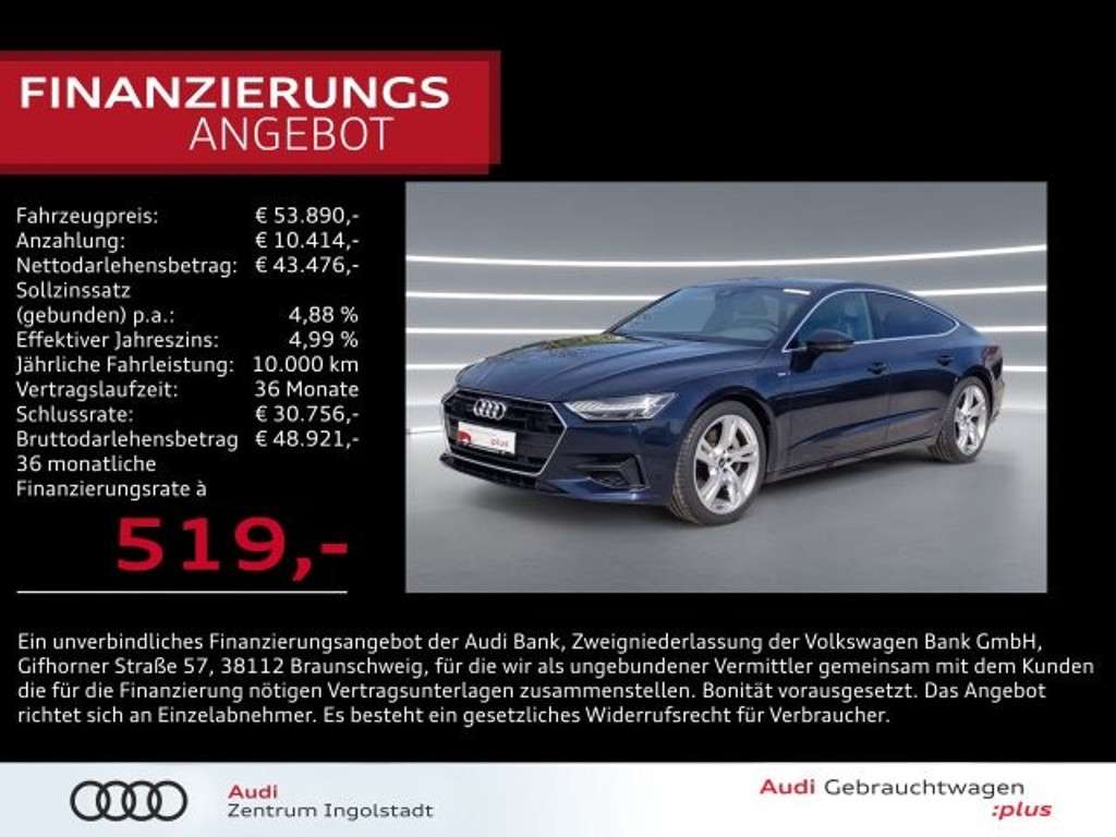 Audi A7 2022 Benzine
