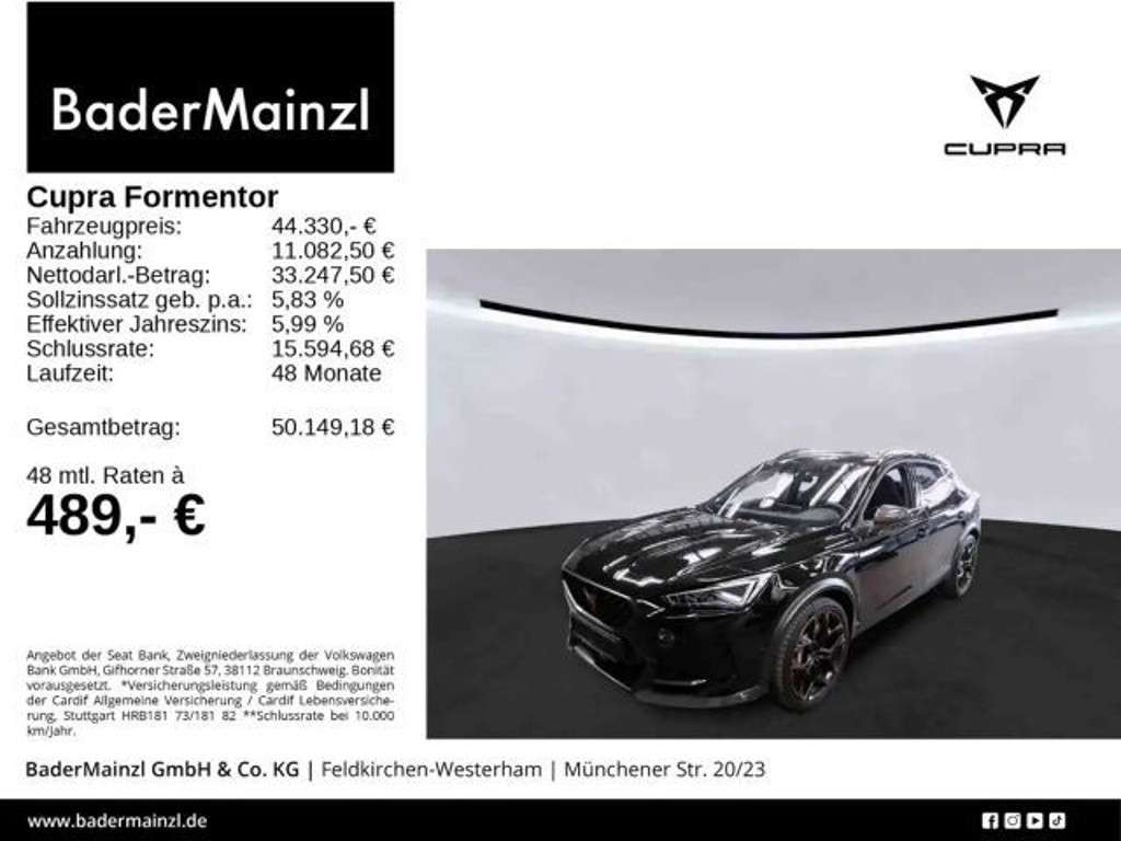 Cupra Formentor 2023 Benzine