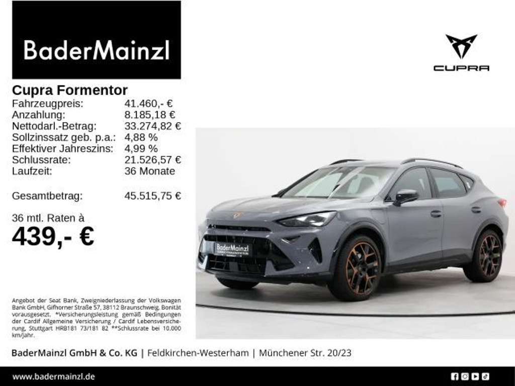Cupra Formentor 2024 Hybride Benzine