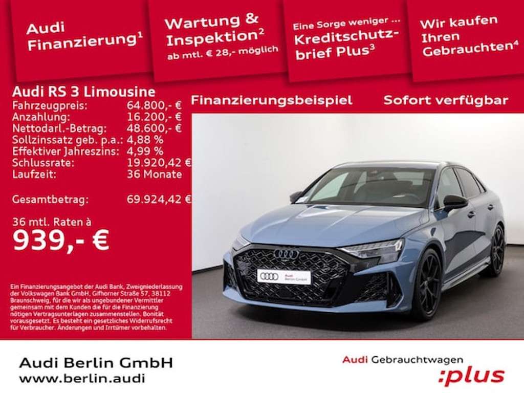 Audi RS3 2025 Benzine