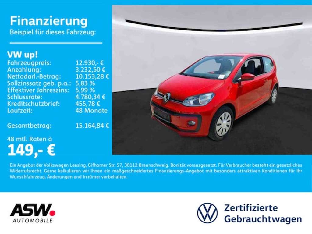 Volkswagen up! 2021 Benzine