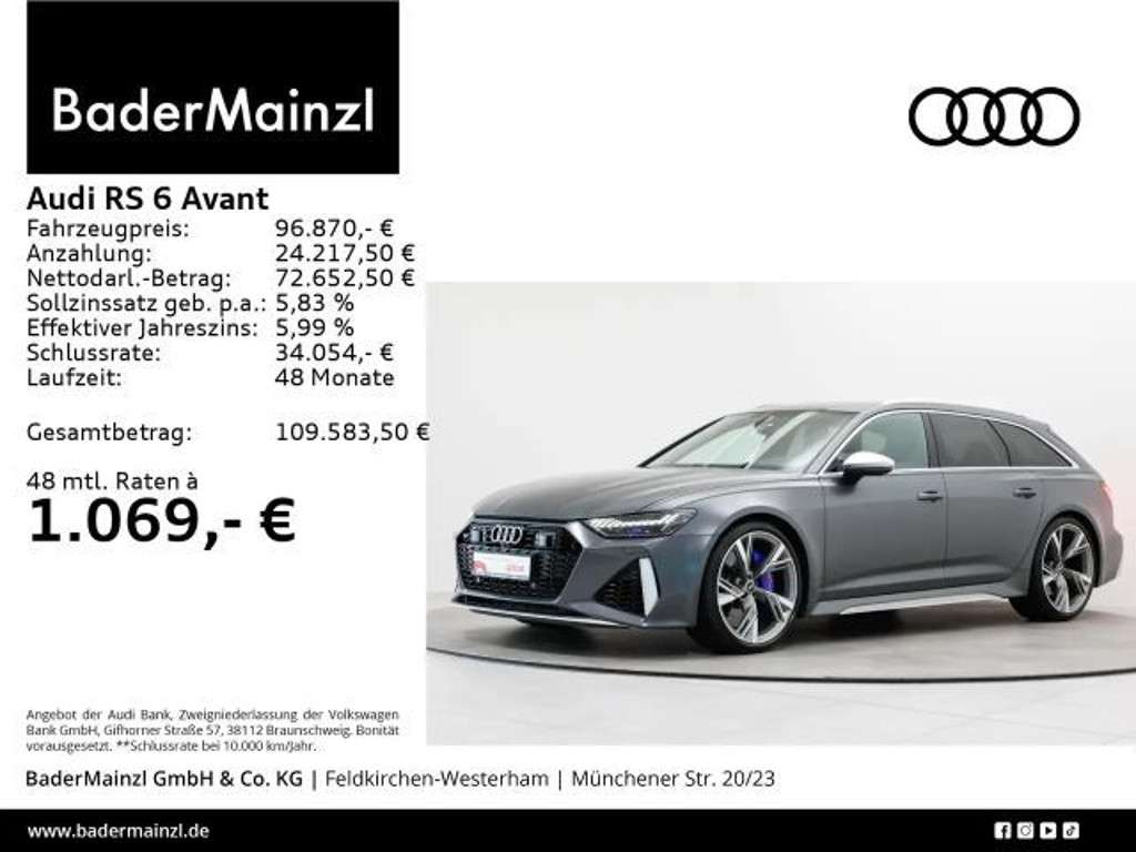 Audi RS6 2021 Benzine