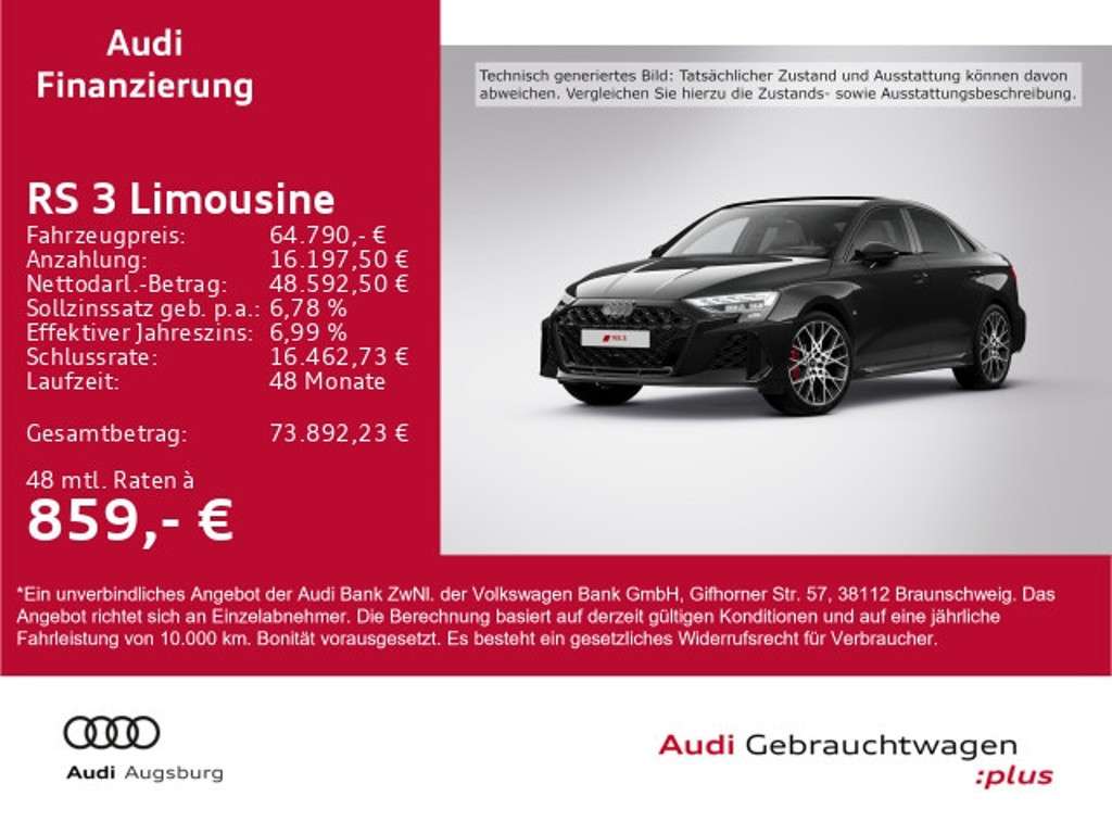 Audi RS3 2025 Benzine