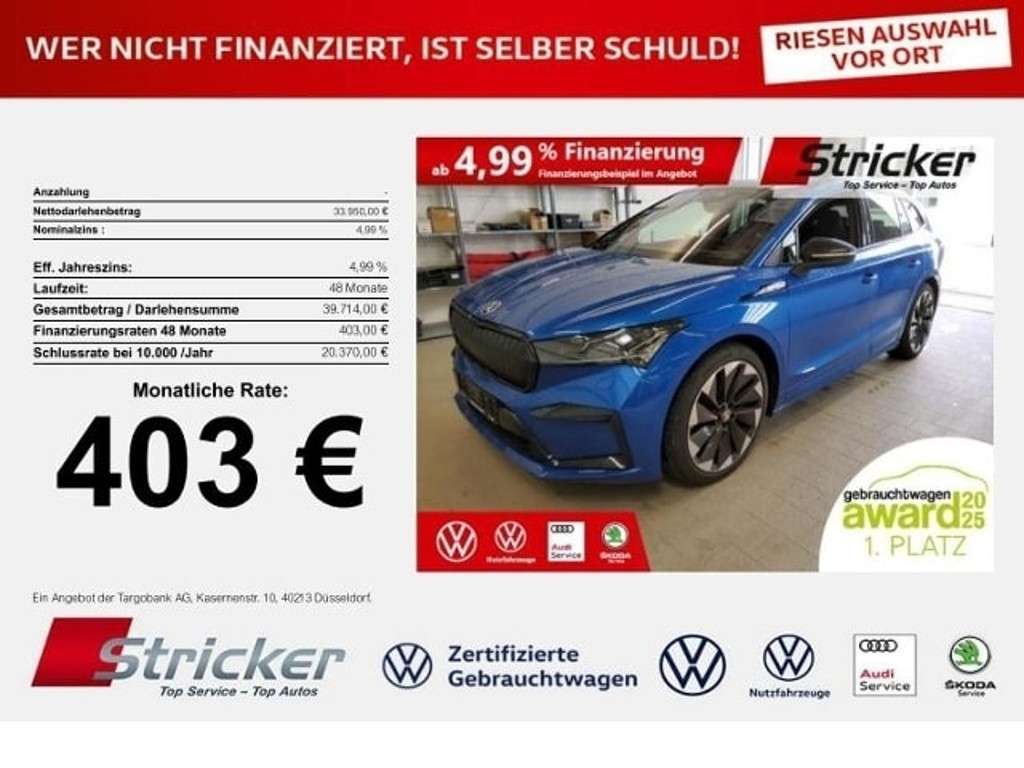 Skoda Enyaq 2022 Elektrisch