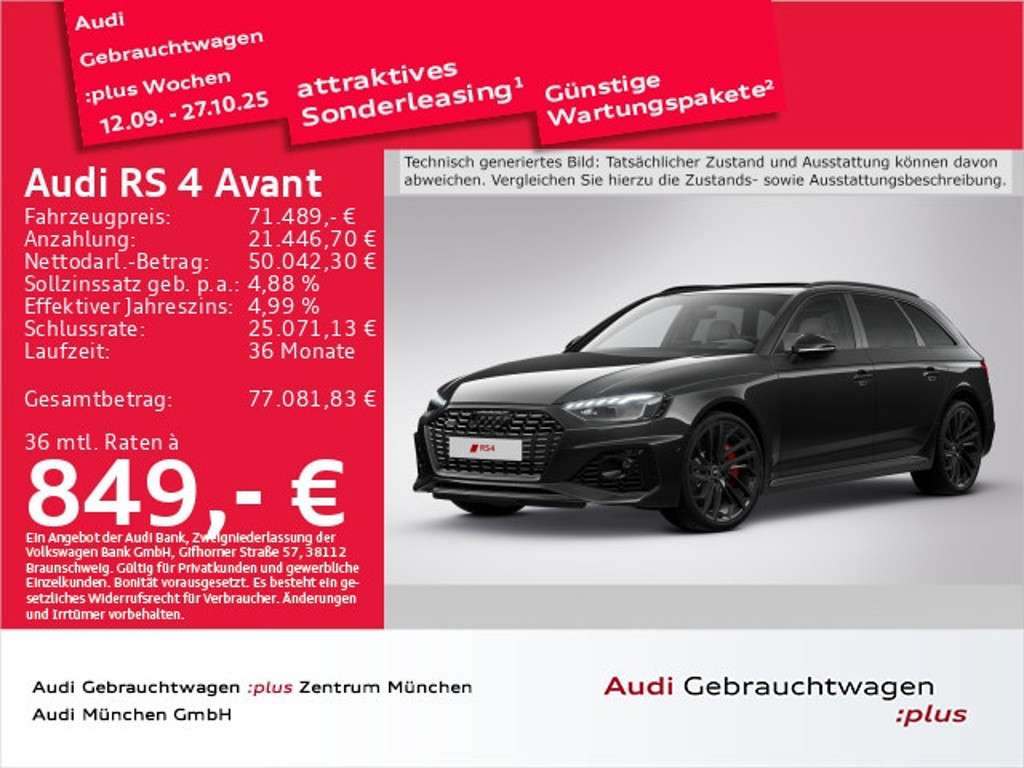 Audi RS4 2022 Benzine