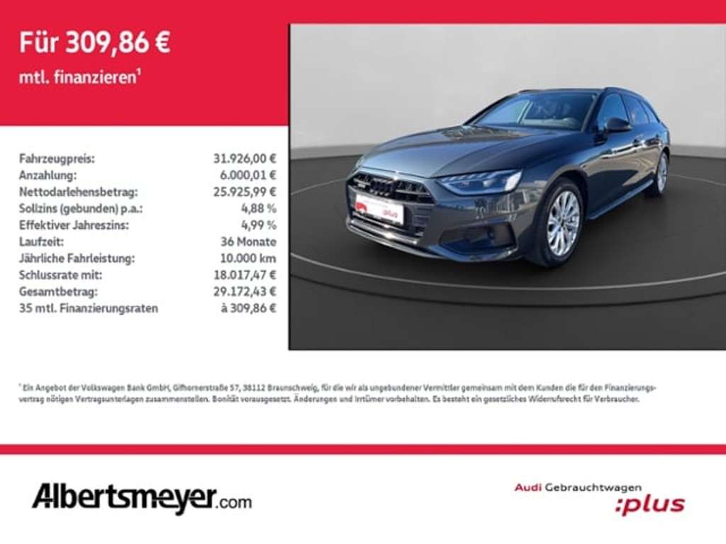 Audi A4 2021 Benzine