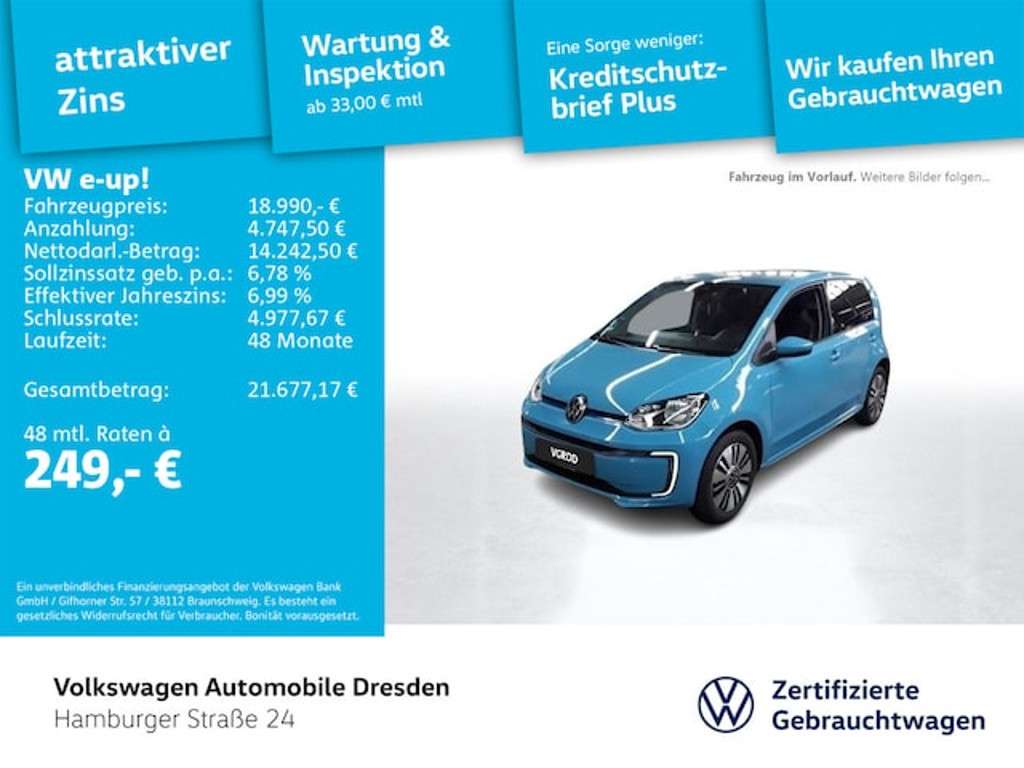 Volkswagen e-Up! 2023 Elektrisch