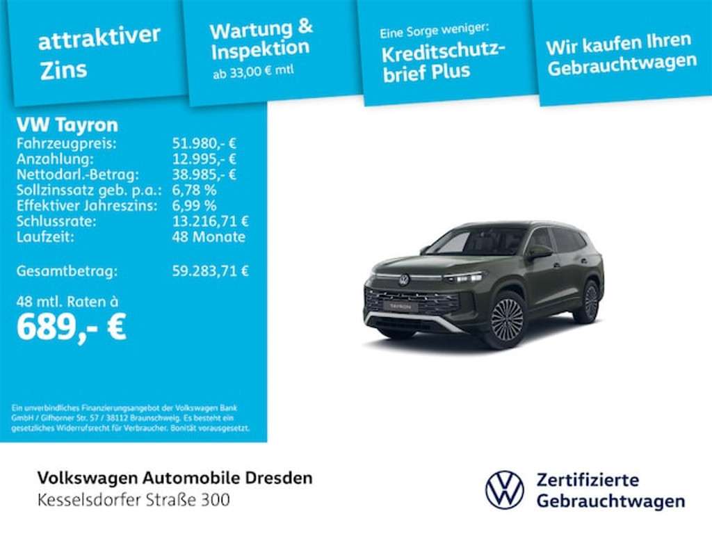 Volkswagen Tayron 2025 Benzine