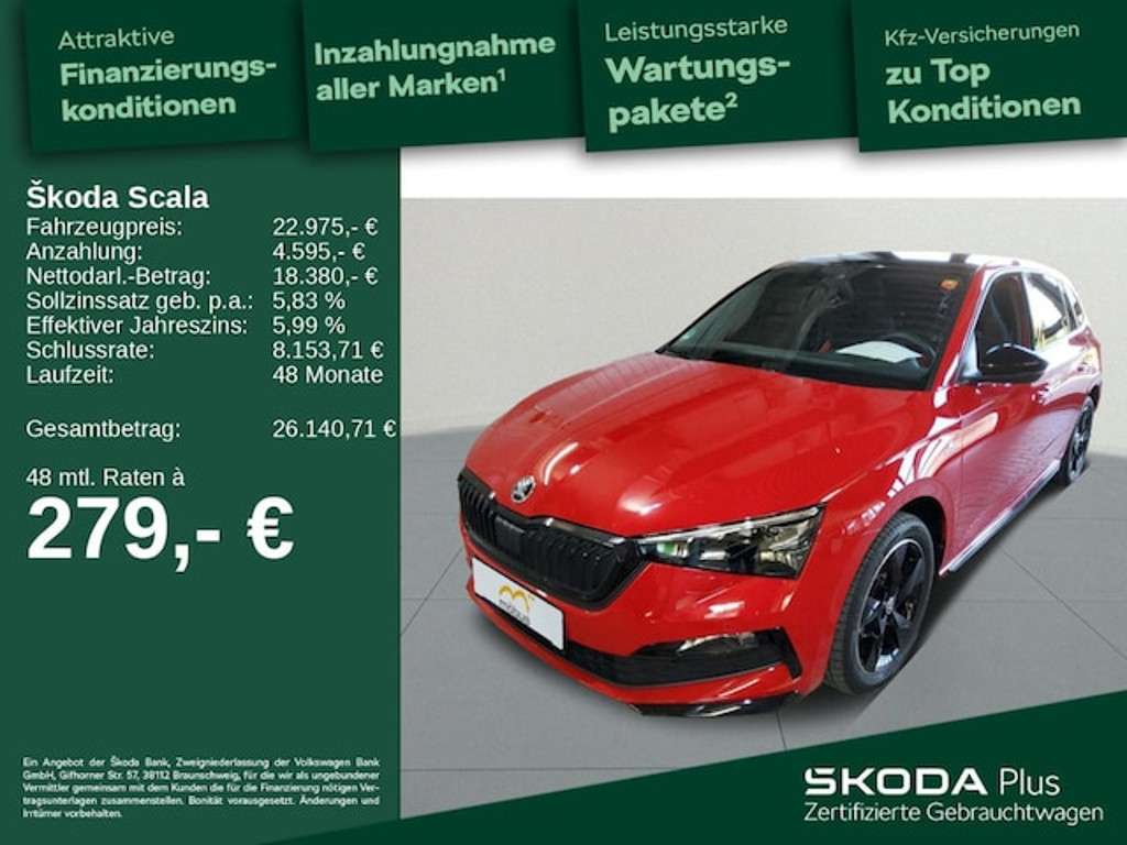Skoda Scala 2022 Benzine