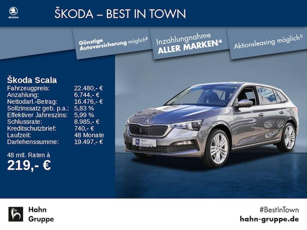 Skoda Scala 2023 Benzine
