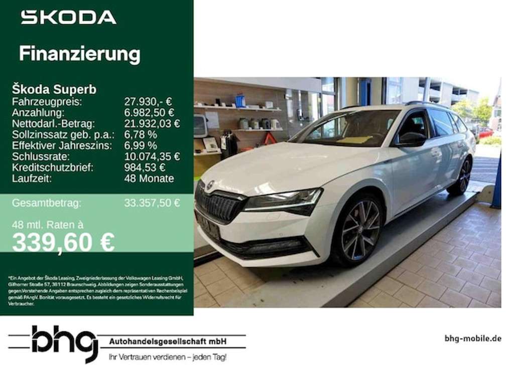 Skoda Superb 2022 Hybride Benzine