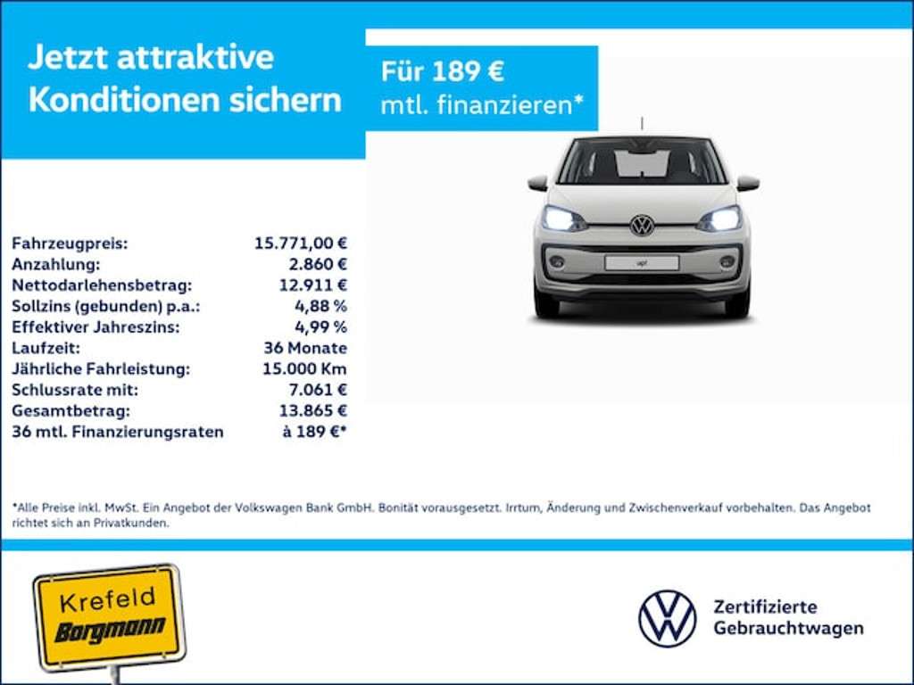 Volkswagen up! 2023 Benzine