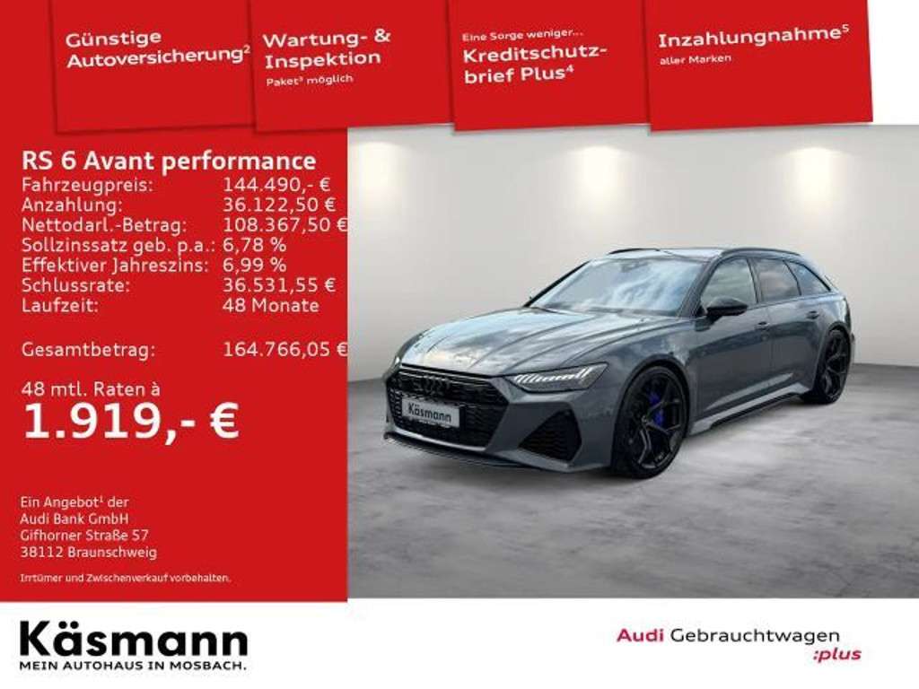 Audi RS6 2025 Benzine