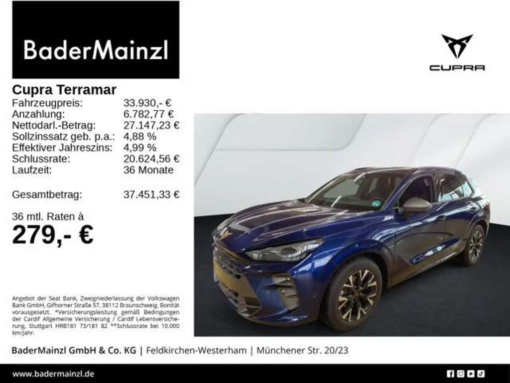 Cupra Terramar 2025 Benzine