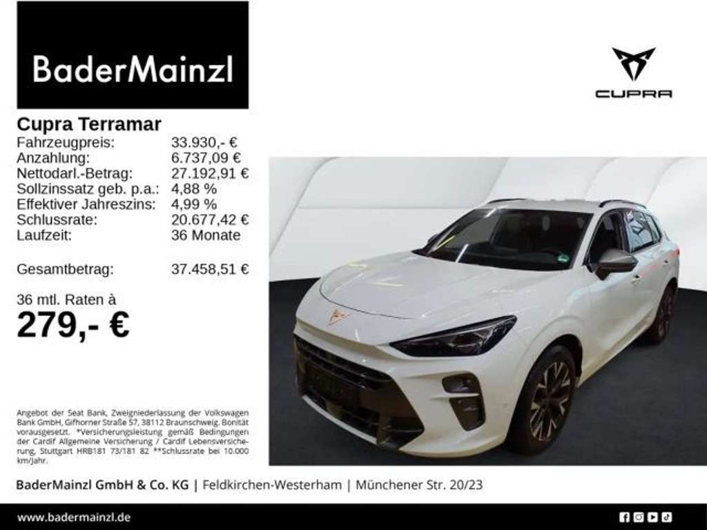 Cupra Terramar 2025 Benzine