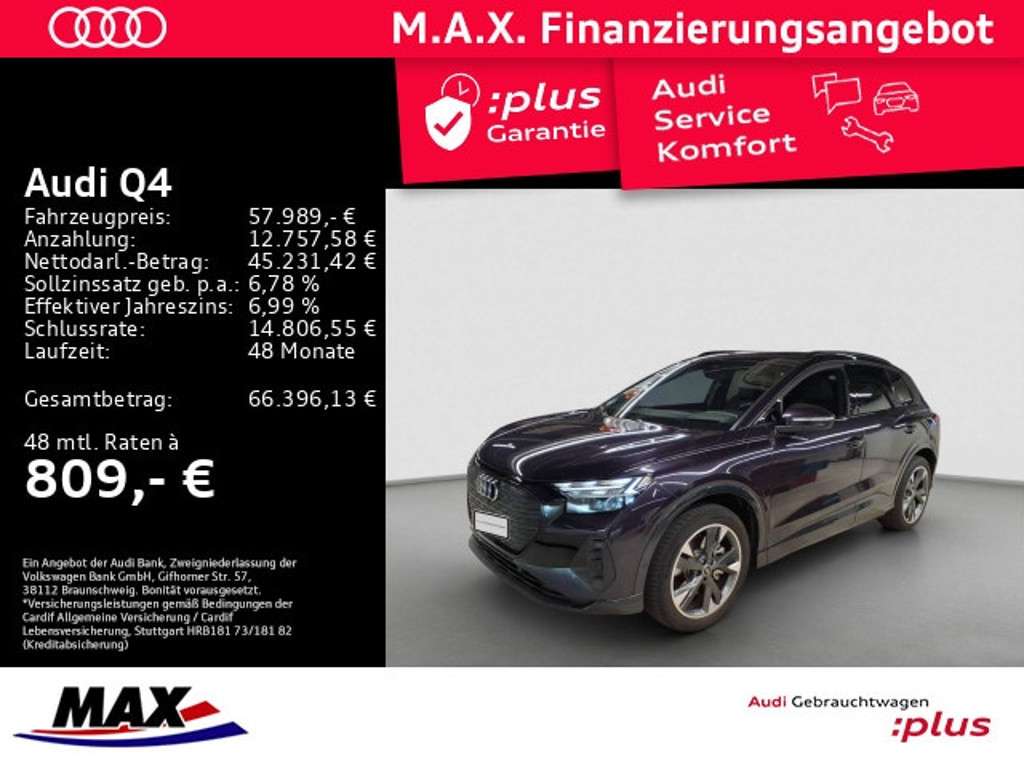 Audi Q4 e-tron 2025 Elektrisch