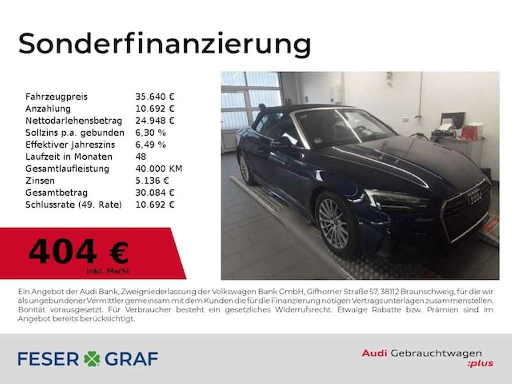 Audi A5 2022 Benzine